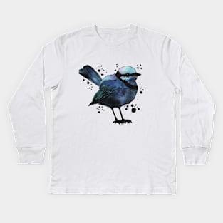 Chubby bird Kids Long Sleeve T-Shirt